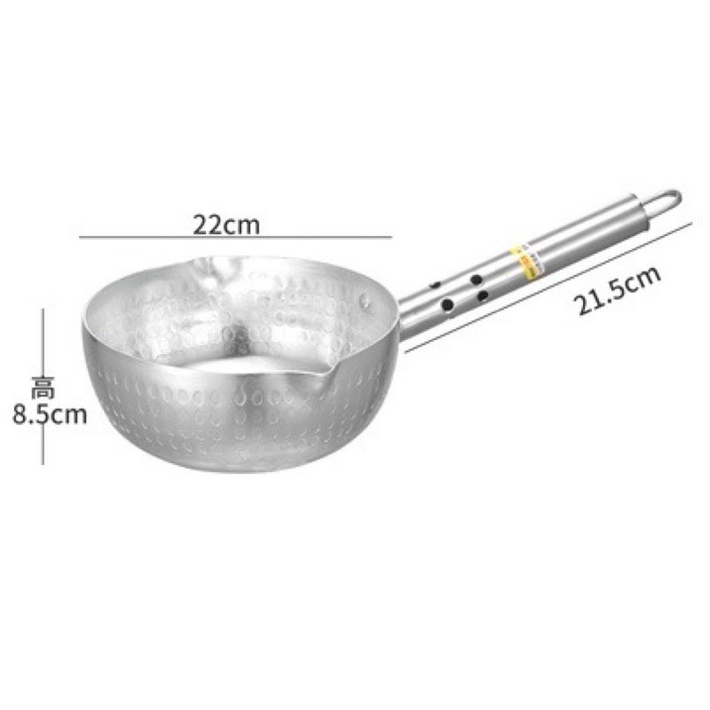 鋁製斷熱柄雪平鍋 / 鋁製雪平鍋 / 煮麵鍋-規格圖1