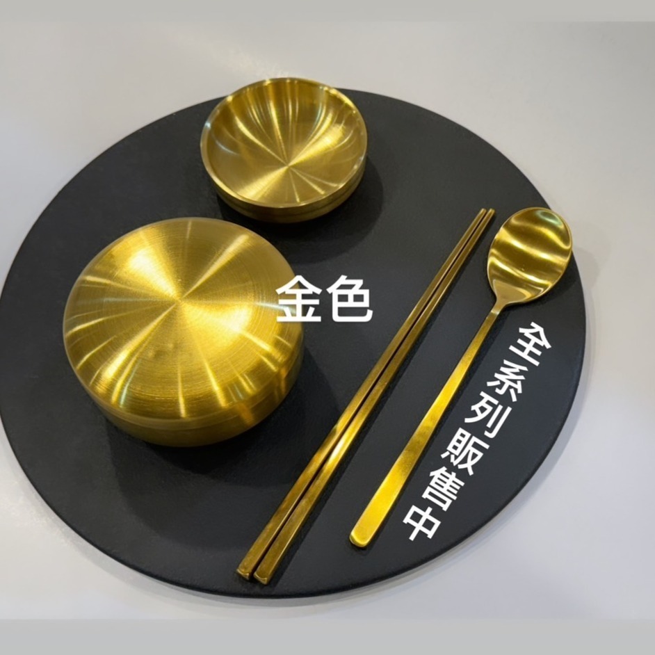 韓式餐具 #304韓式湯匙方形筷 / 韓式不銹鋼消光霧面方形筷 / 韓式料理餐具 / 韓國湯匙 / 單雙筷子-細節圖3