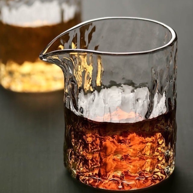 手工錘紋玻璃公杯 / 茶海 / 分享壺 / 耐熱公杯-細節圖2