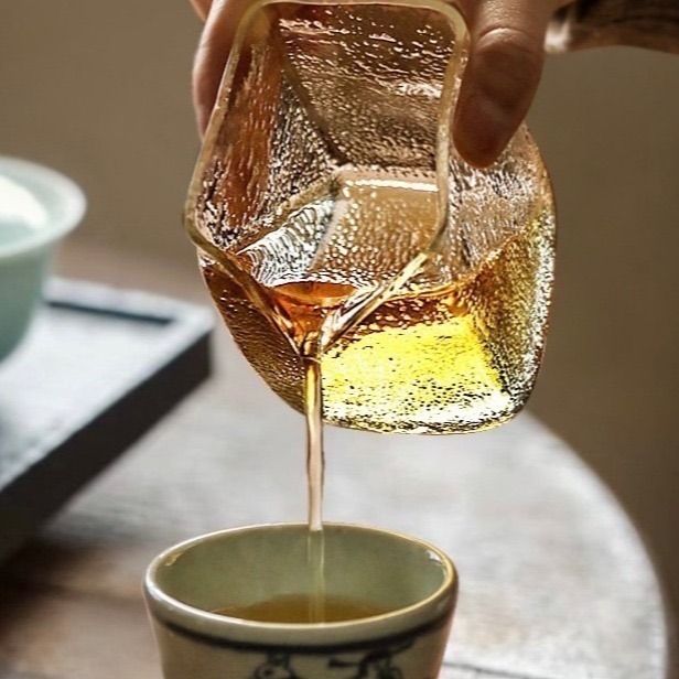 手工錘紋玻璃公杯 / 茶海 / 分享壺 / 耐熱公杯-細節圖4
