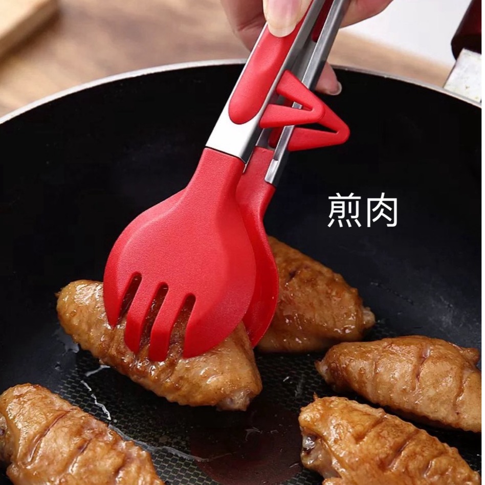 耐熱矽膠料理夾 / 食品夾 / 自助夾 / 火鍋食物夾 / 夾子-細節圖2
