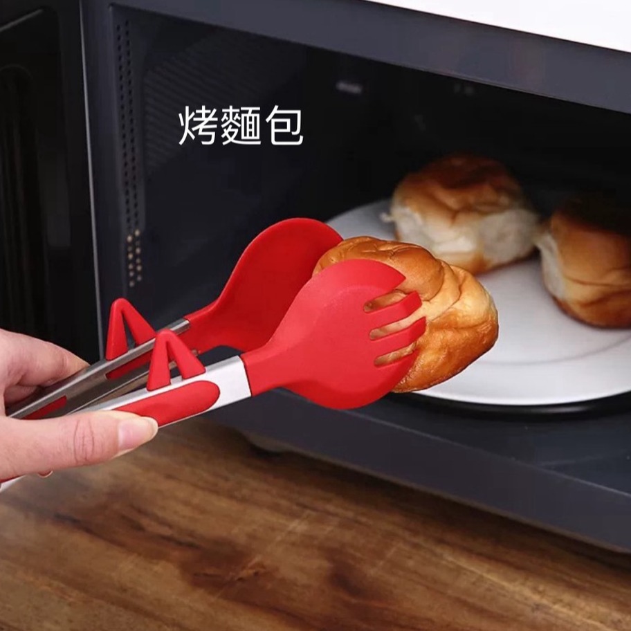 耐熱矽膠料理夾 / 食品夾 / 自助夾 / 火鍋食物夾 / 夾子-細節圖6