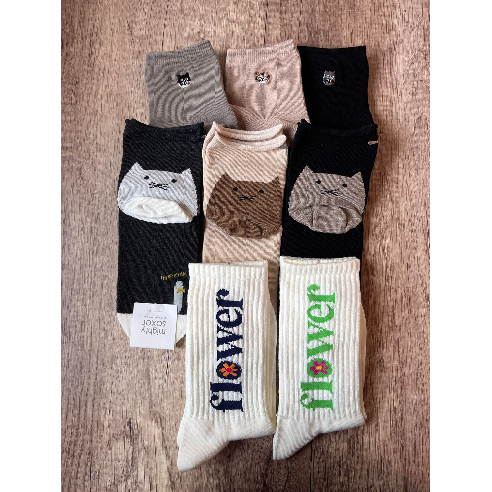 Flower Logo🌼彩色襪 再入荷熱門款式-細節圖3