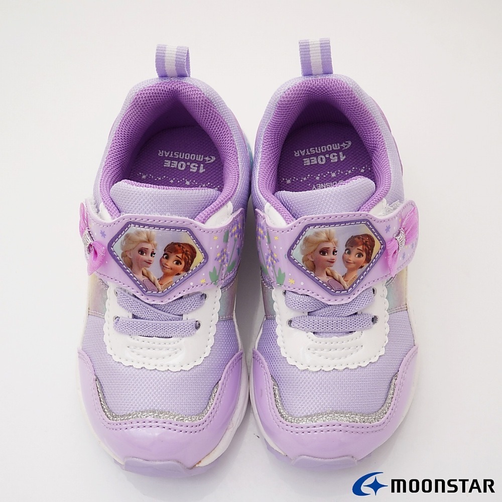 【日本月星Moonstar機能童鞋】冰雪奇緣 /2E運動款C1322系列/2色任選(中小童段)15-19cm-細節圖6