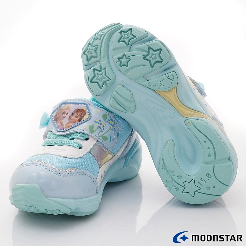 【日本月星Moonstar機能童鞋】冰雪奇緣 /2E運動款C1322系列/2色任選(中小童段)15-19cm-細節圖11