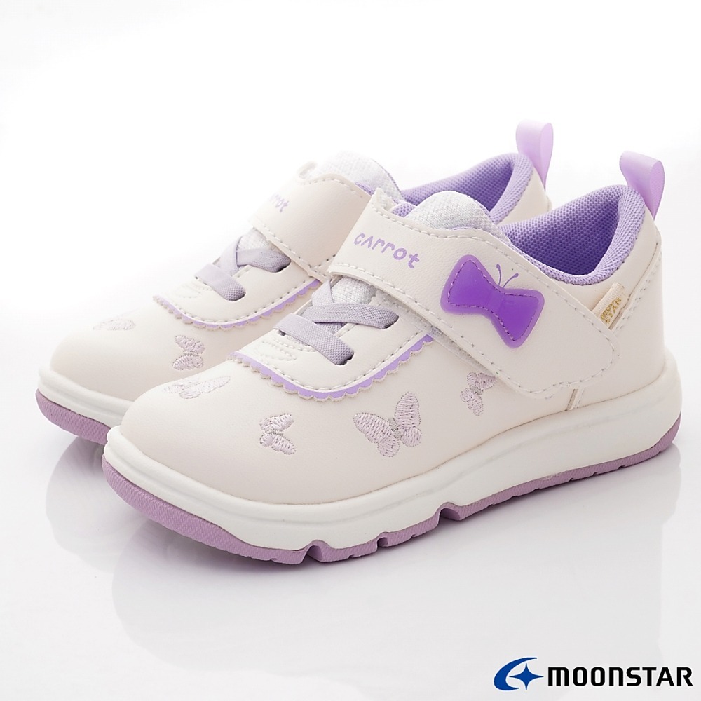【日本月星Moonstar機能童鞋】赤子心系列 /2E小花款C2346/3色任選(中小童段)15-19cm-細節圖3