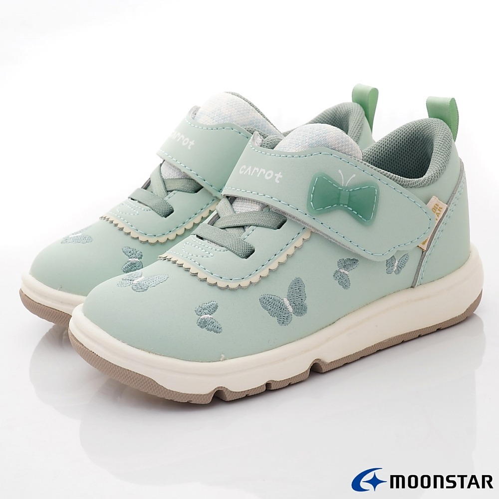 【日本月星Moonstar機能童鞋】赤子心系列 /2E小花款C2346/3色任選(中小童段)15-19cm-細節圖9