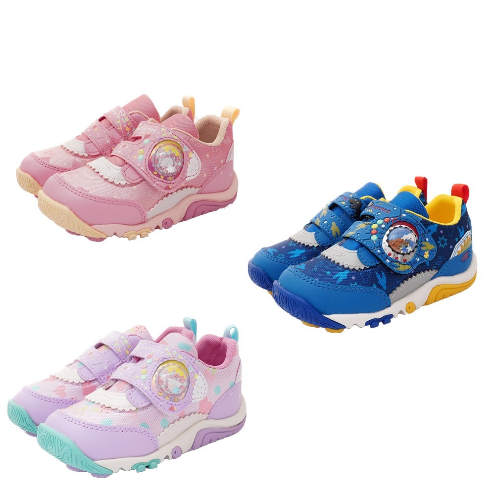 【日本月星Moonstar機能童鞋】玩耍速乾 /2E動物大底系列/3色任選(中小童段)16-19cm-細節圖2