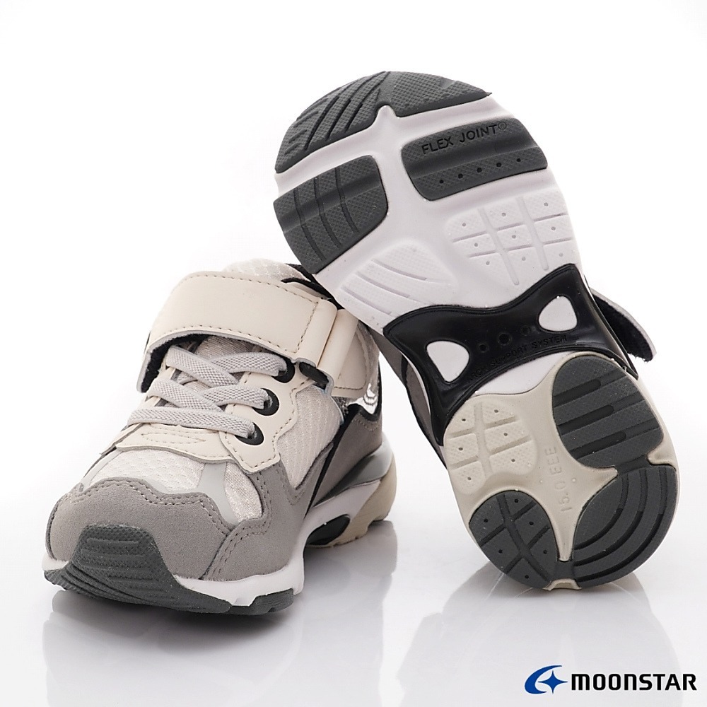 【日本月星Moonstar機能童鞋】HI系列 /3E穩定機能23357灰(中小童段)16-21cm-細節圖7