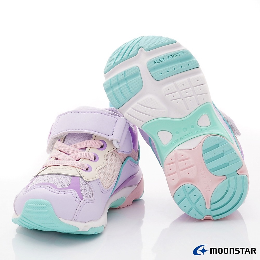 【日本月星Moonstar機能童鞋】HI系列 /3E穩定機能23359紫(中小童段)15-21cm-細節圖7