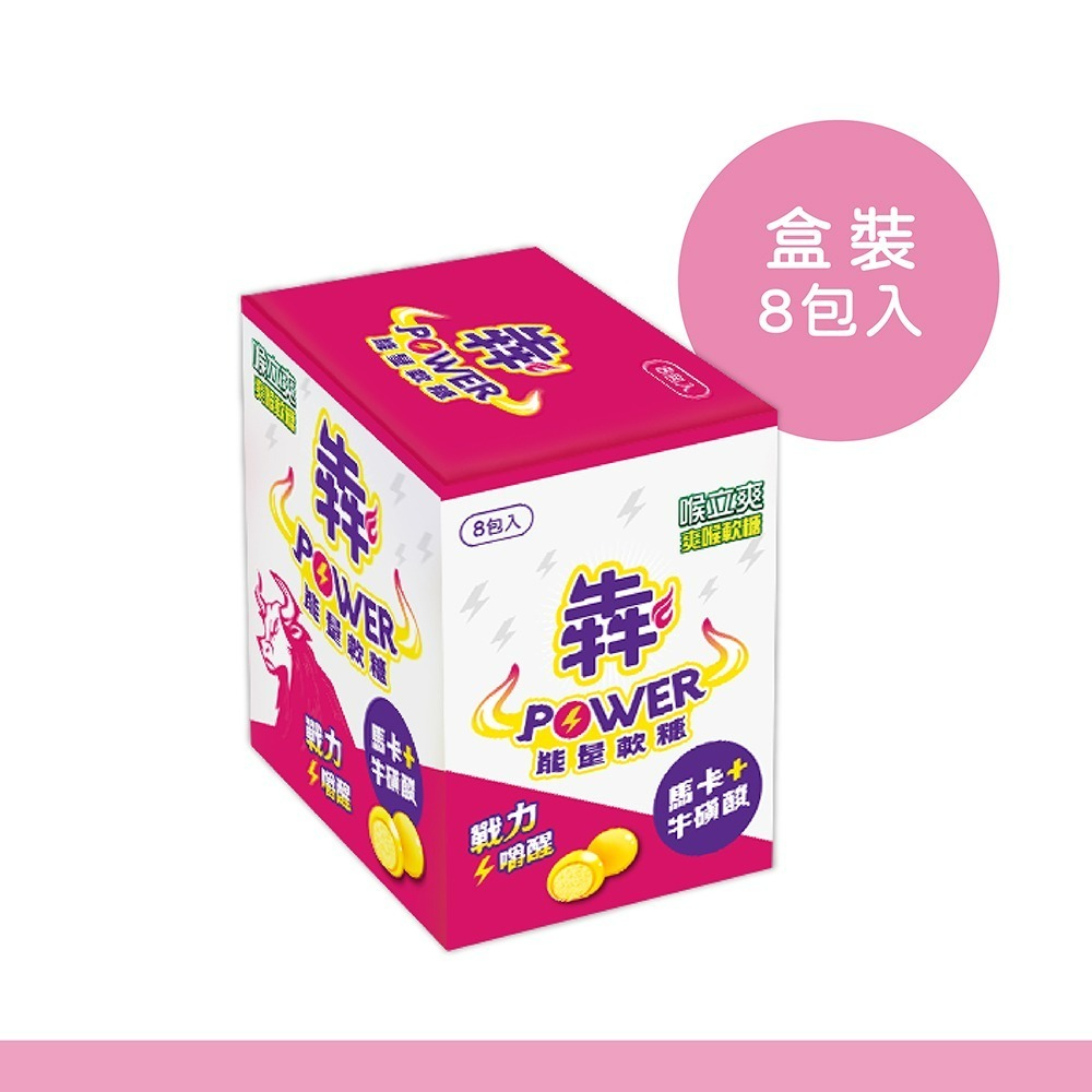 【喉立爽】犇 POWER能量軟糖_夾鏈包 1盒、3盒、5盒-細節圖2