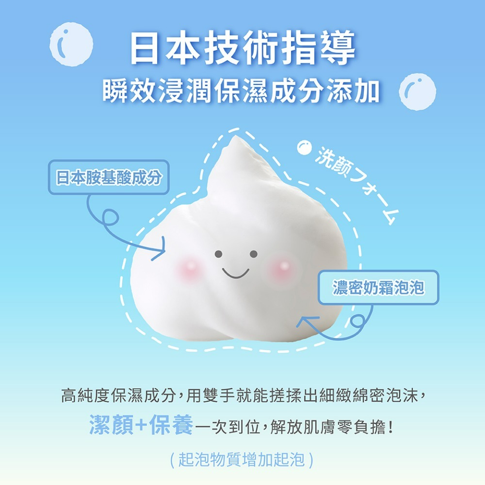 【SWAVE水無痕】日本專櫃級 胺基酸洗面乳 (100ml/條) 1條、3條、5條-細節圖3