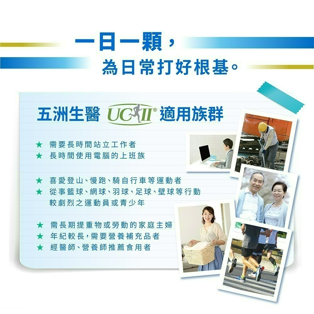 【限時購】五洲生醫 非變性二型膠原蛋白膠囊_1瓶 ( 月保養 )、3瓶 ( 季保養 ) 、5瓶-細節圖9