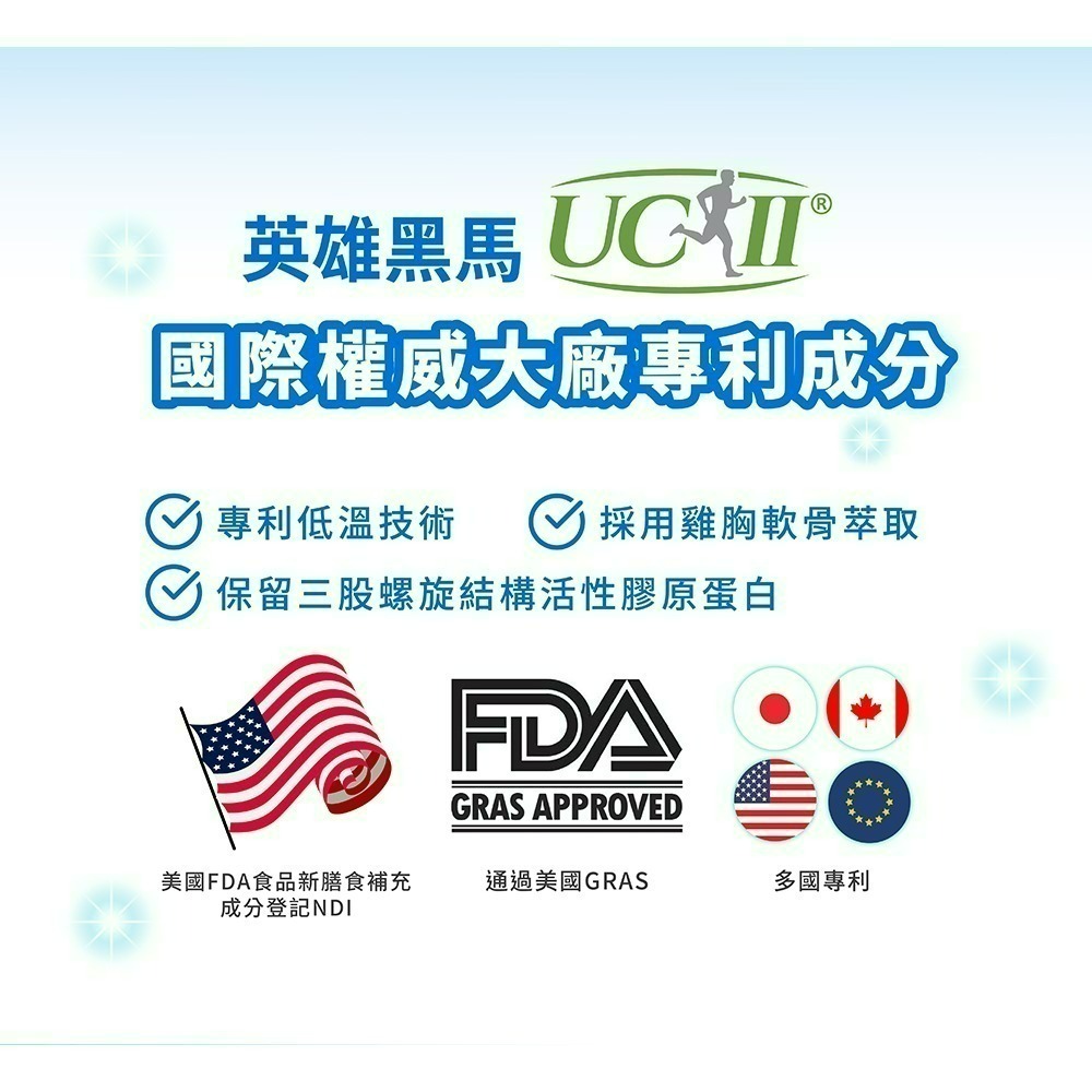 【限時購】五洲生醫 非變性二型膠原蛋白膠囊_1瓶 ( 月保養 )、3瓶 ( 季保養 ) 、5瓶-細節圖4