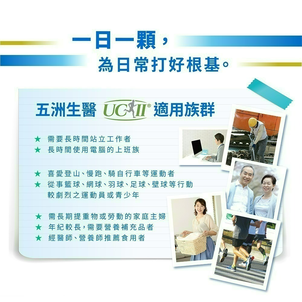 【限時購】五洲生醫 非變性二型膠原蛋白膠囊_1瓶 ( 月保養 )、3瓶 ( 季保養 ) 、5瓶-細節圖9