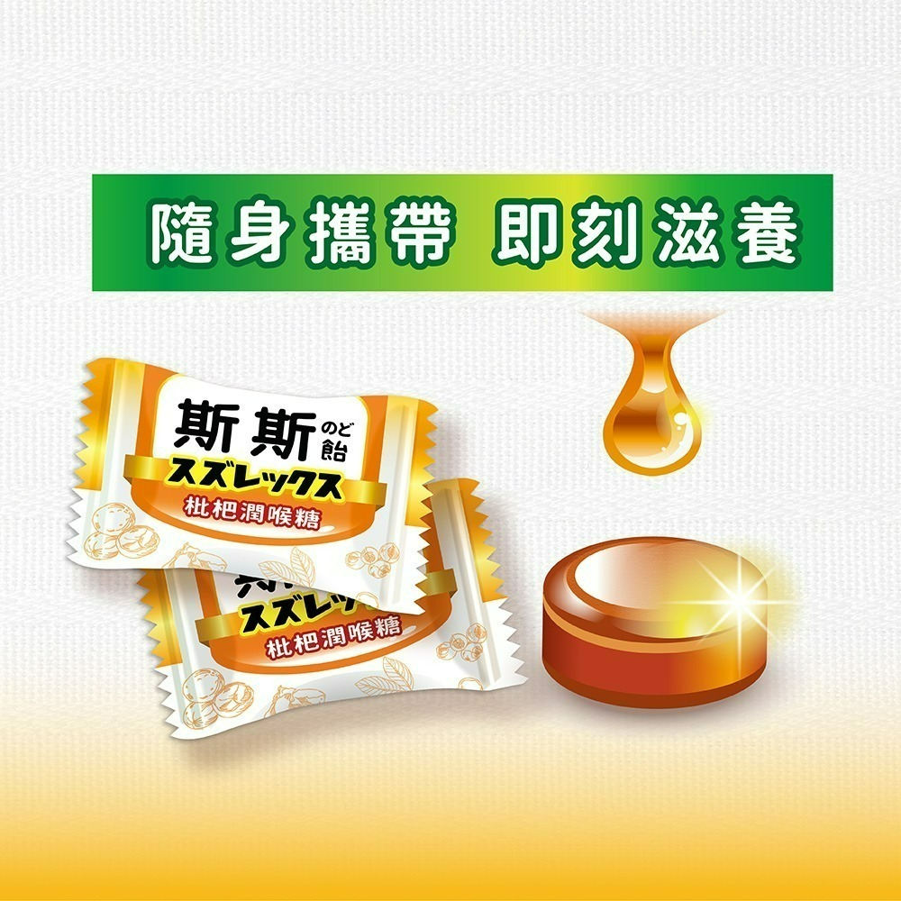 【五洲生醫】斯斯枇杷潤喉糖 ( 單顆小包裝 ) 1盒、3盒、5盒-細節圖7