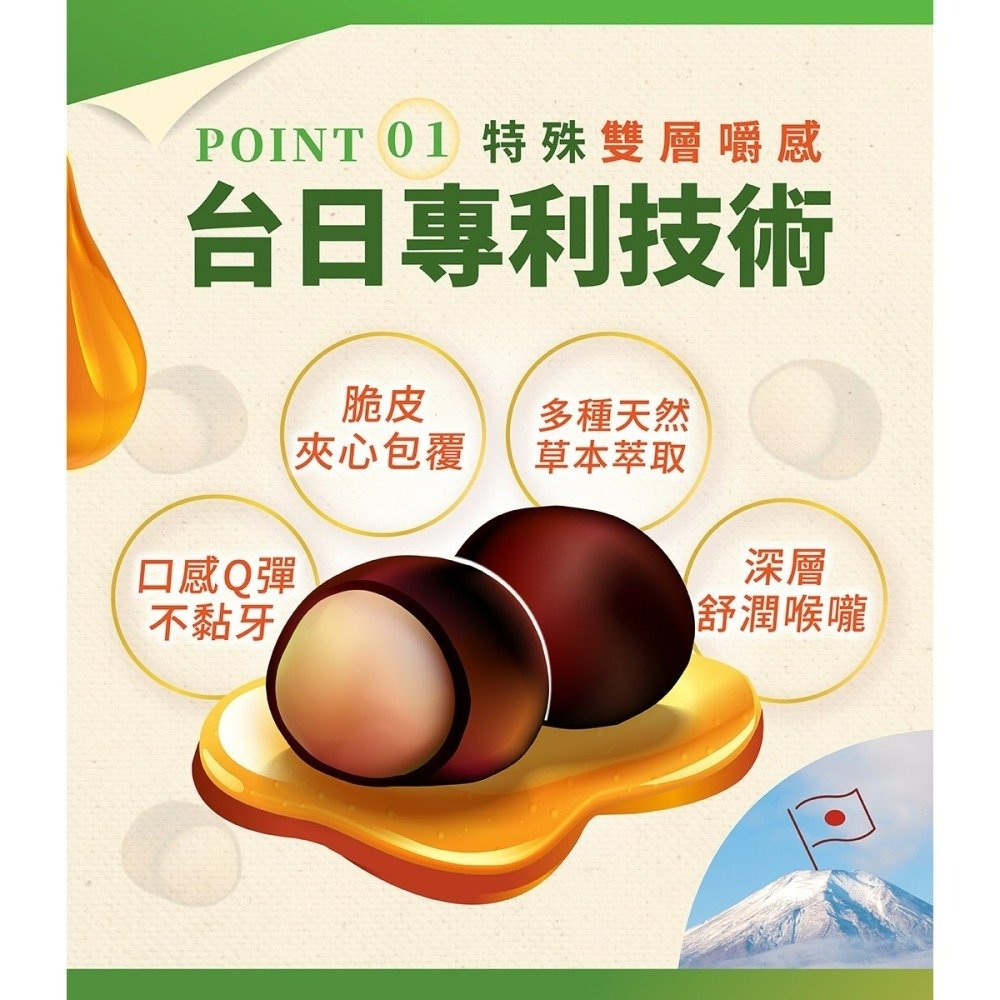 【喉立爽】爽喉軟糖_mini隨手包 枇杷口味 1盒、3盒-細節圖5