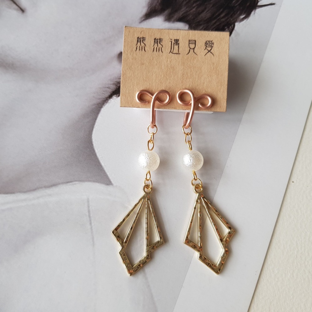 【古埃及的幻想】無痛耳夾、夾式耳環-細節圖2