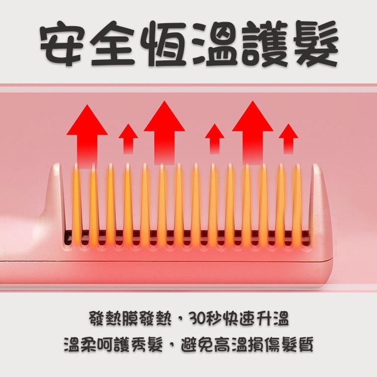 直髮梳 USB直髮梳 多功能直髮梳  攜帶式直髮梳-細節圖5