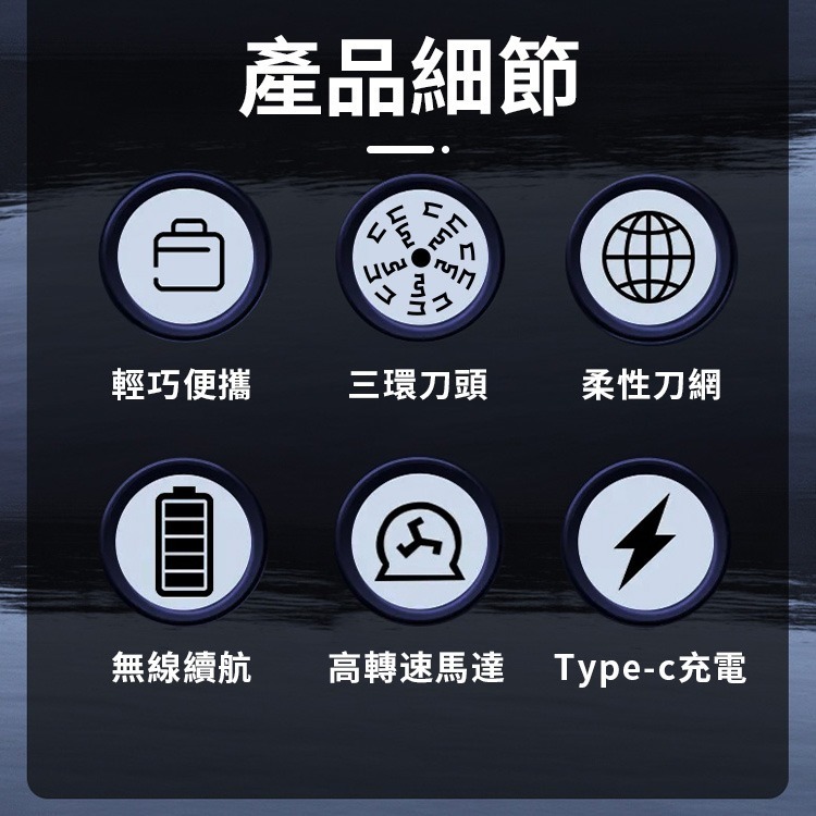 三環刀頭mini刮鬍刀 電動刮鬍刀 刮鬍刀 mini刮鬍刀 便攜旅行刮鬍刀 迷你刮鬍刀 電動剃鬚刀 剃鬚刀 口袋刮鬍刀-細節圖2