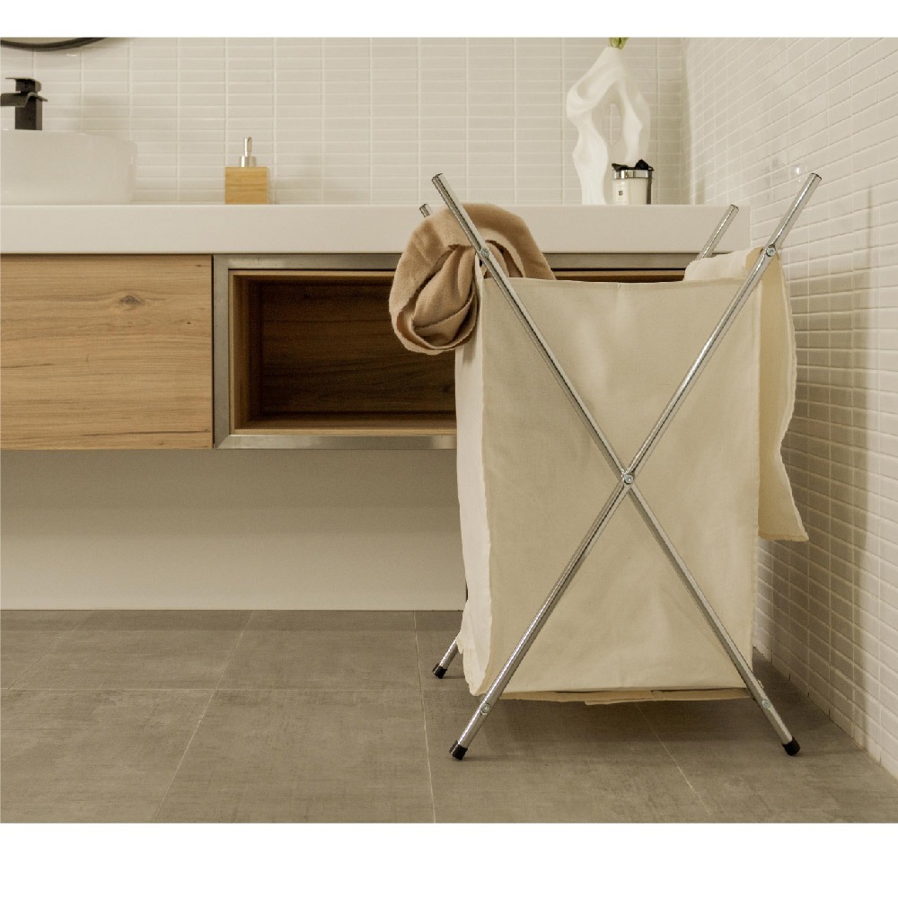 【ikloo】單格髒衣收納籃洗衣籃-附蓋-細節圖4