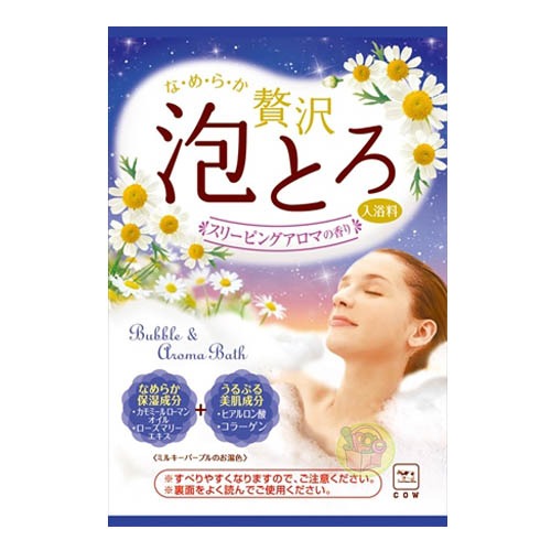 【JPGO】日本製 牛乳石鹼cow 奢侈泡泡入浴劑 30g-細節圖4