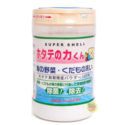 【JPGO】日本漢方研究所 扇貝君 蔬果洗劑 萬用清潔粉 貝殼粉