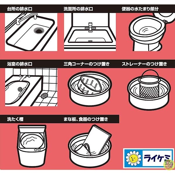 【JPGO】日本製 獅子化學Pix 排水孔洗淨丸 水管清潔~12錠入-細節圖3