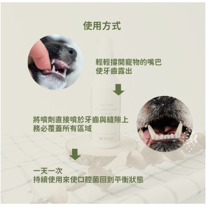 ◤蘇依沙SUISA 【 犬貓口腔護理系列，口腔平衡噴劑 | 口腔除臭，60ml 】-細節圖4