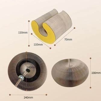 🔥在台現貨.附發票.快速出貨🔥貓玩具 魔術風琴貓抓板 可折疊瓦楞紙 貓窩 貓抓板  可拼接貓抓板 變形抓板-細節圖5