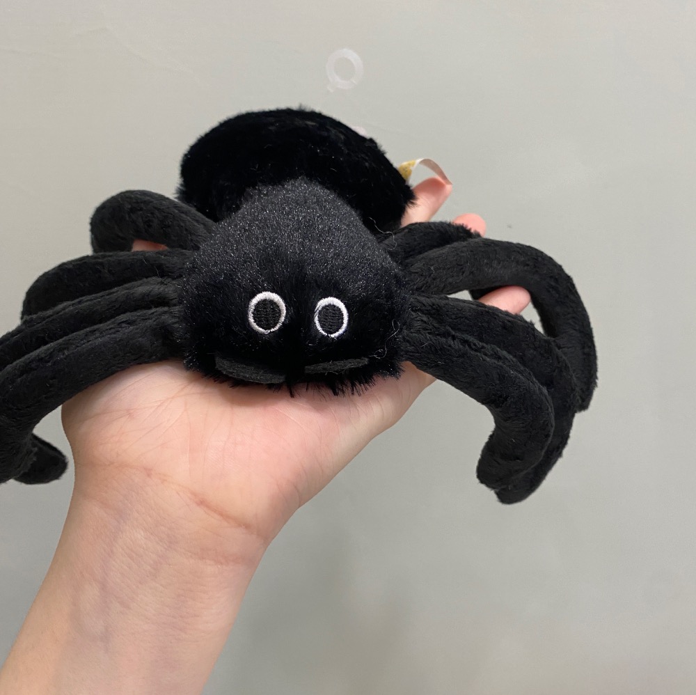 [Carpe Diem]現貨日貨 狗狗好朋友 蜘蛛玩具 萬聖節 🕷️ 填充 發聲玩具 毛孩 互動 減壓 絨毛玩具 寵物-細節圖3
