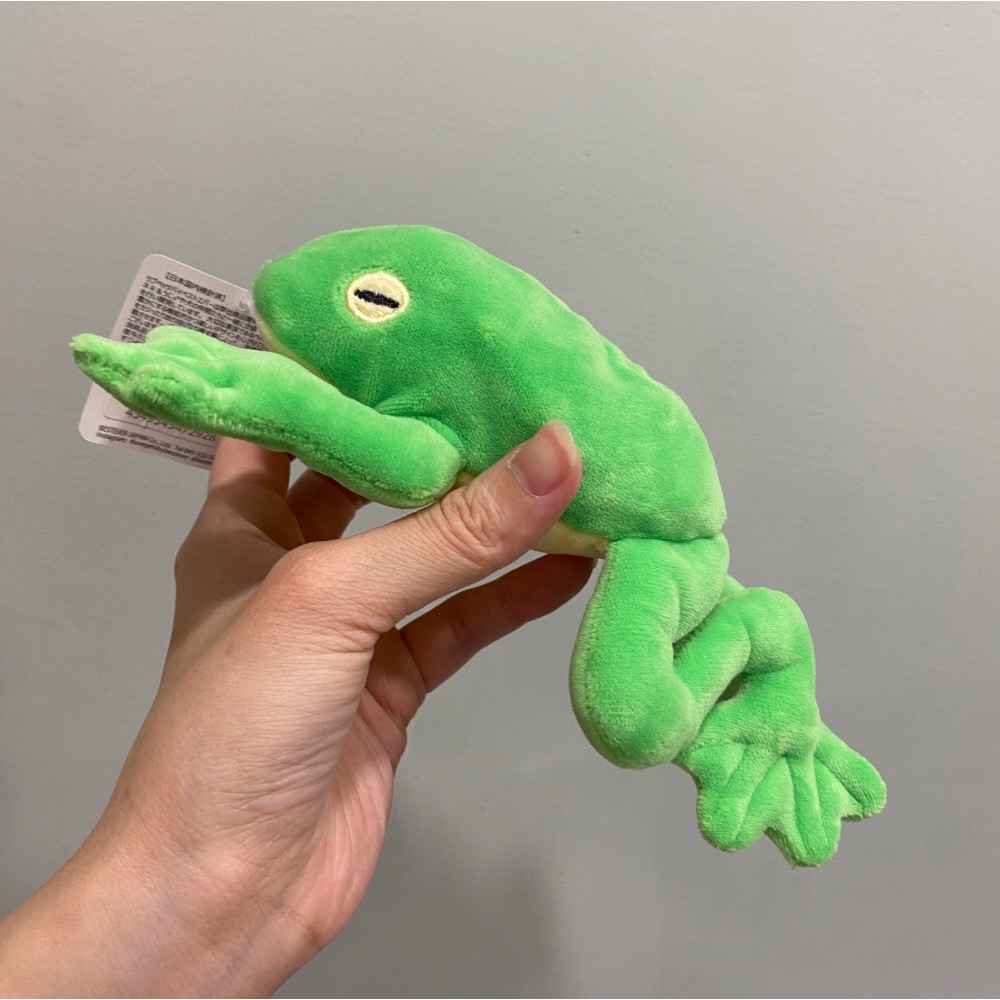 [Carpe Diem] 現貨日貨 狗狗好朋友 青蛙🐸玩具 蛙蛙 填充 發聲玩具 毛孩 互動 減壓 絨毛玩具 寵物-細節圖3