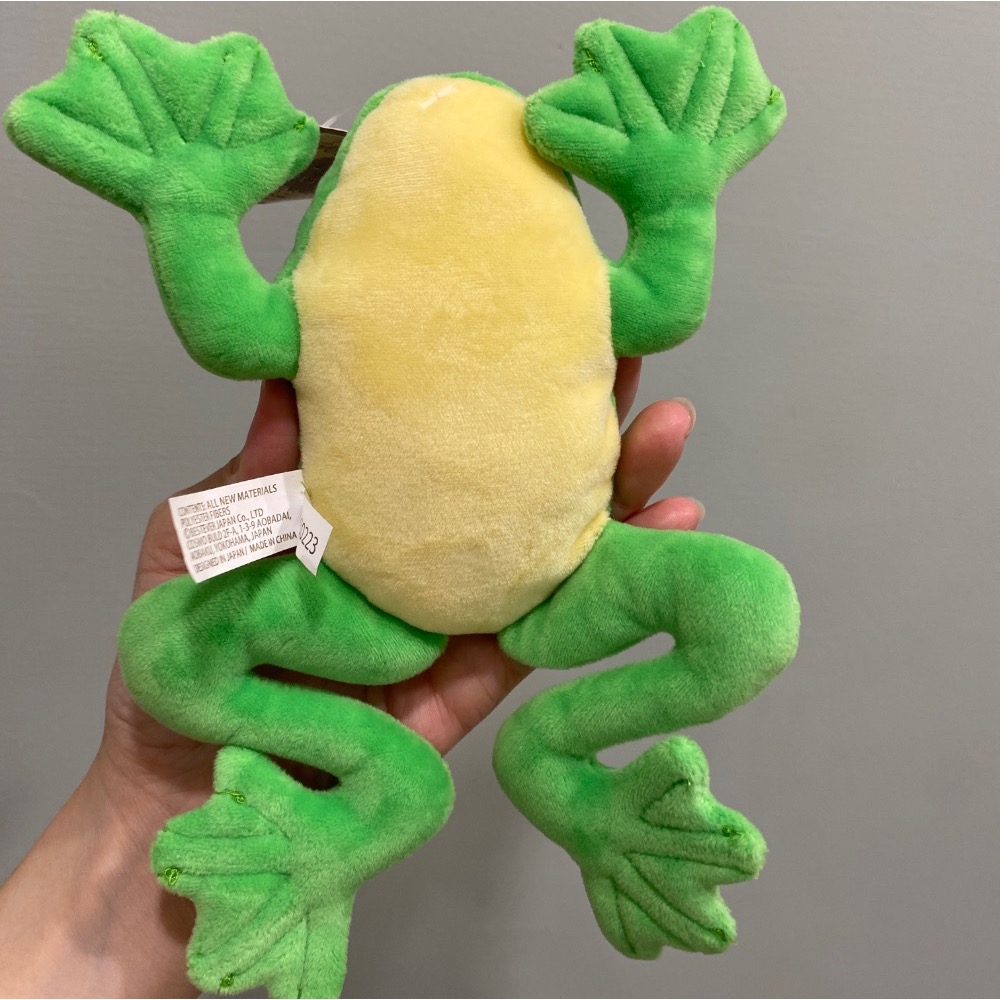 [Carpe Diem] 現貨日貨 狗狗好朋友 青蛙🐸玩具 蛙蛙 填充 發聲玩具 毛孩 互動 減壓 絨毛玩具 寵物-細節圖4