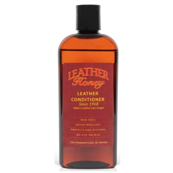 【最新收縮膜包美國製台灣總代理原廠Leather Honey皮革清潔液或皮革保養液8 o.z.(237ml)-細節圖3