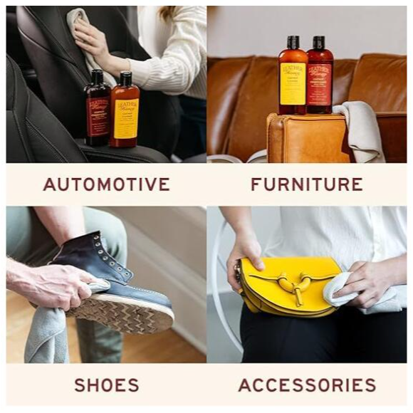 【最新收縮膜包美國製台灣總代理原廠Leather Honey皮革清潔液或皮革保養液8 o.z.(237ml)-細節圖4