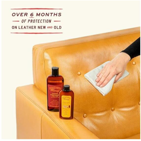 【最新收縮膜包美國製台灣總代理原廠Leather Honey皮革清潔液或皮革保養液8 o.z.(237ml)-細節圖5