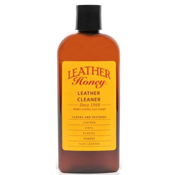 【最新收縮膜包美國製台灣總代理原廠Leather Honey皮革清潔液或皮革保養液8 o.z.(237ml)-細節圖2