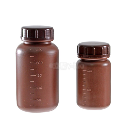 &lt;立聖實驗&gt; 茶色廣口瓶 TF04 PE 塑膠瓶