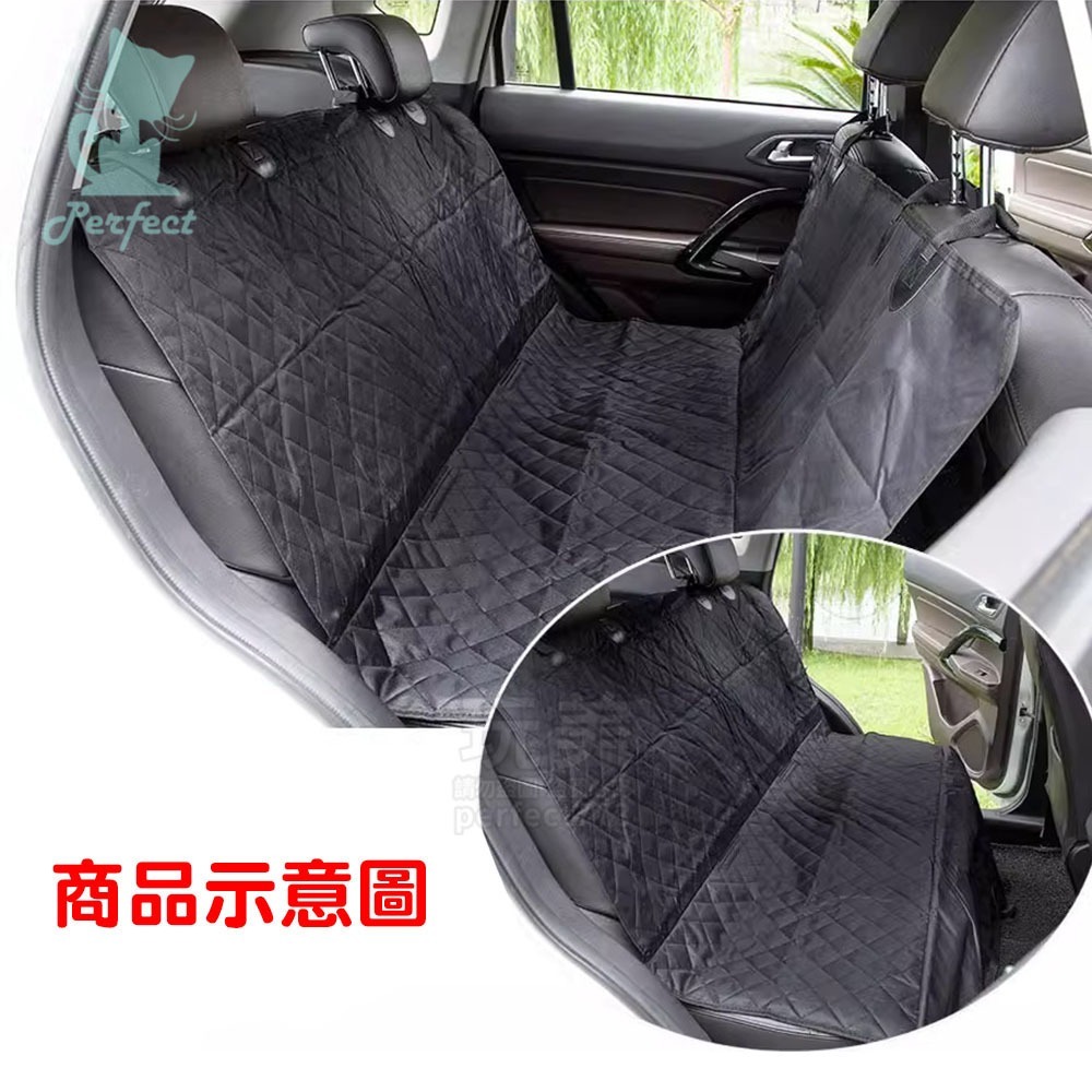 寵物車墊 汽車後座寵物墊 汽車後座防水防抓墊 底部防滑設計 安全扣開口設計 安裝簡易適用多種車型 玩美 C102-細節圖4
