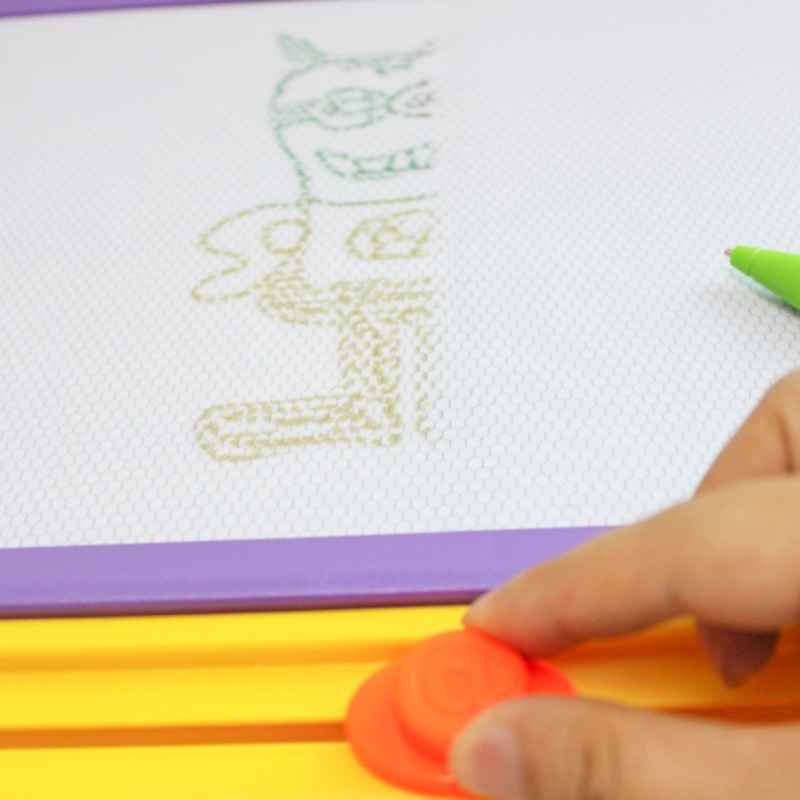 兒童磁性畫板 兒童畫板 畫畫 彩色畫板 磁性畫板 商檢合格 重複畫畫 兒童玩具 外出方便 塗鴉 玩美 繪畫 77191-細節圖9