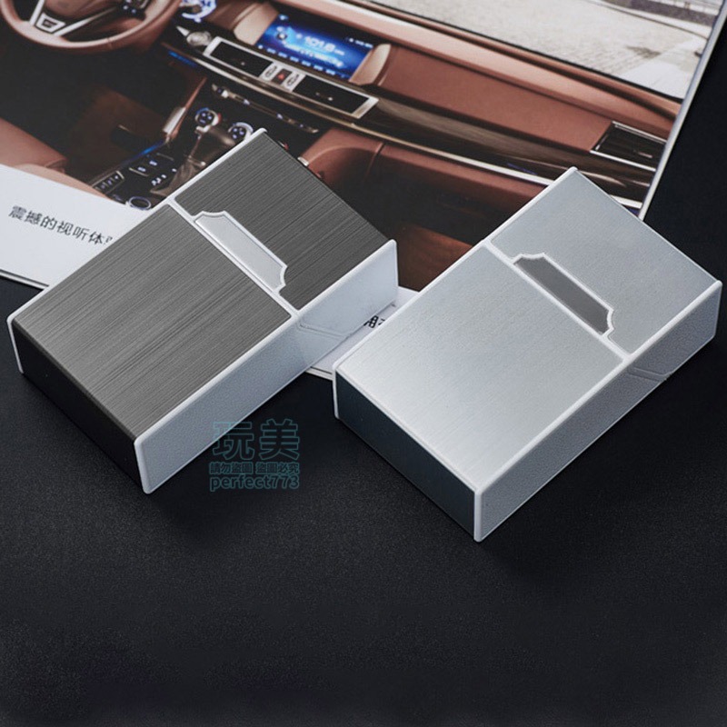 香菸盒 隨身煙盒 軟包煙盒 香菸收納盒 鋁合金菸盒 防壓菸盒 防水煙盒 硬煙盒 菸殼 香菸盒子 玩美 77267-細節圖8