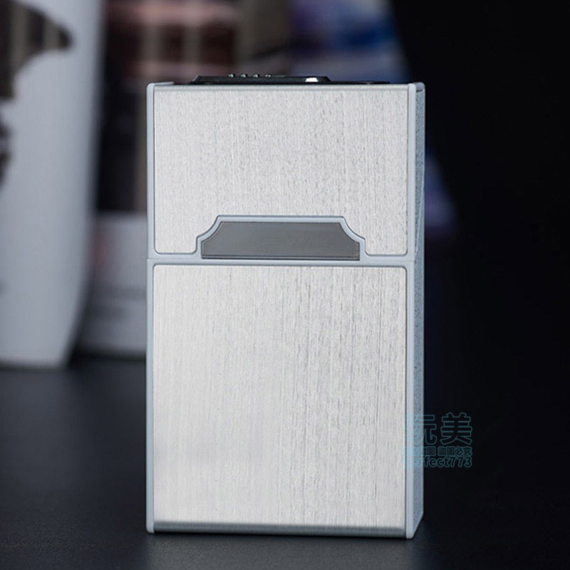 香菸盒 隨身煙盒 軟包煙盒 香菸收納盒 鋁合金菸盒 防壓菸盒 防水煙盒 硬煙盒 菸殼 香菸盒子 玩美 77267-規格圖8