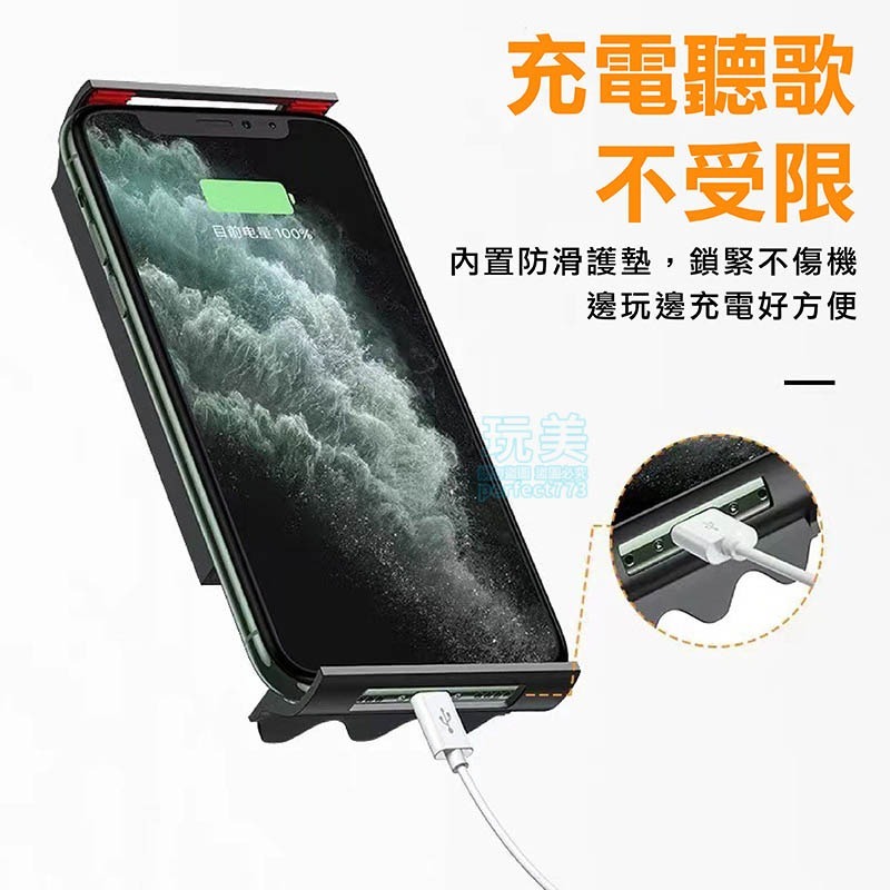 懶人手機架 床頭手機架 手機平板通用 多功能直播支架 桌面懸臂支架 可調節角度 追劇神器 穩固防滑 玩美 C277-細節圖9