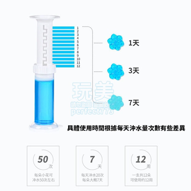 廁所芳香劑 廁所除臭 馬桶芳香球 馬桶小花 芳香 馬桶凝膠 除臭凝膠 馬桶芳香劑 浴廁清潔 馬桶清潔錠 玩美 77606-細節圖4