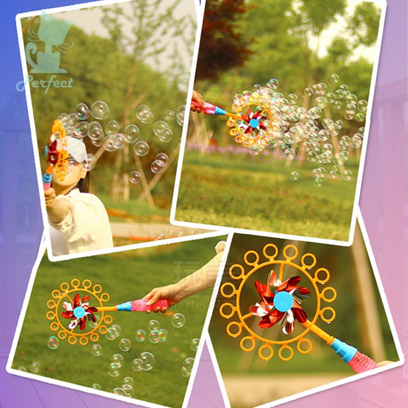 風車泡泡棒 吹泡泡 泡泡棒 風車泡泡 旋轉風車泡泡圈 戶外玩具 露營玩具 旋轉風車 兒童玩具 玩美 77639-細節圖6