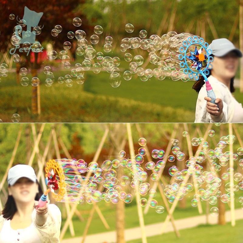 風車泡泡棒 吹泡泡 泡泡棒 風車泡泡 旋轉風車泡泡圈 戶外玩具 露營玩具 旋轉風車 兒童玩具 玩美 77639-細節圖9