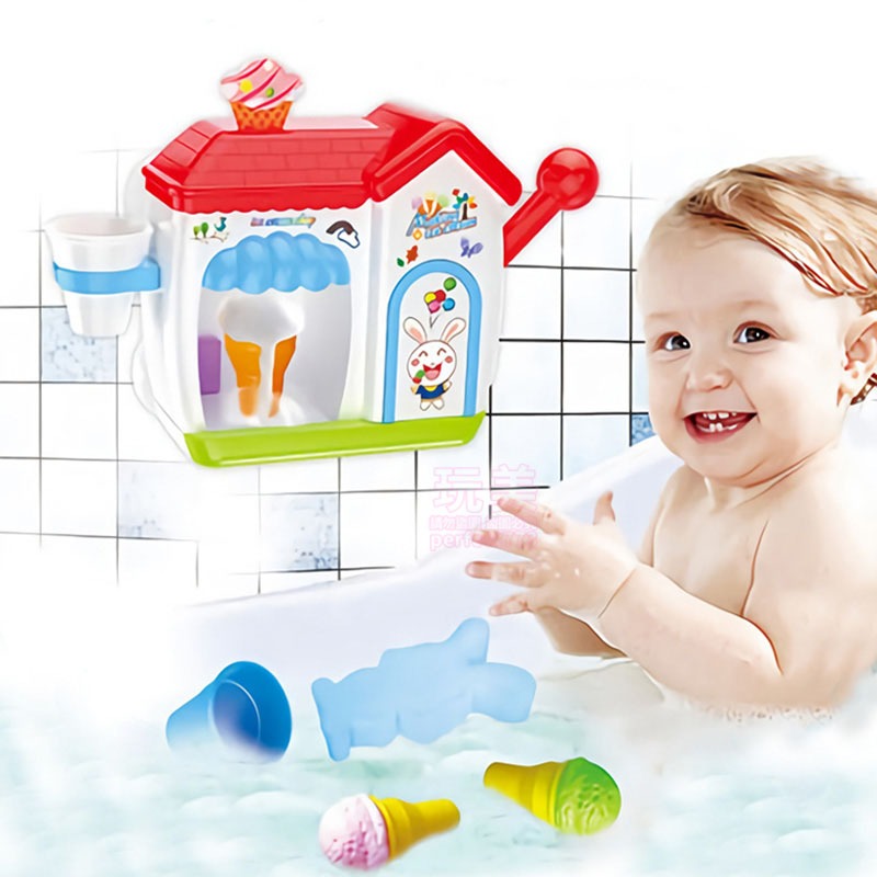 洗澡玩具 浴室泡泡機 浴室冰淇淋 泡泡機 冰淇淋泡泡機 浴室玩具 兒童玩具 洗澡泡泡 浴缸玩具 玩美 77680-細節圖7