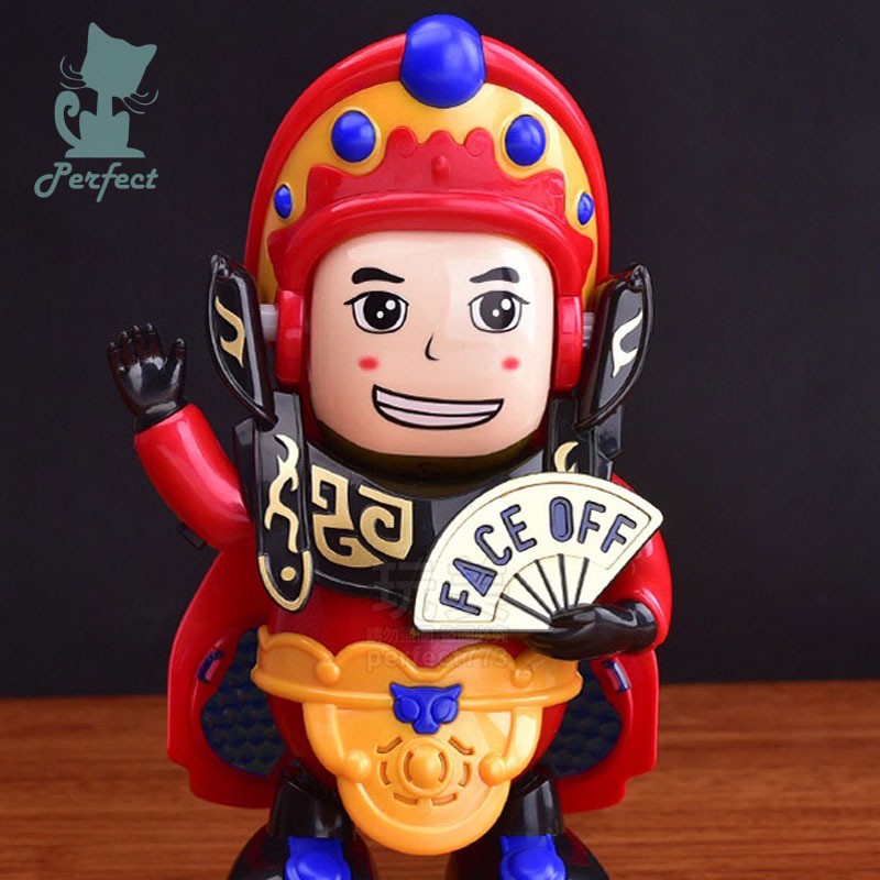 變臉玩具 川劇變臉 跳舞音樂玩具 變臉電動川劇娃娃 四川變臉娃娃 四川變臉 兒童玩具 變臉燈光公仔玩具 玩美 77786-細節圖7