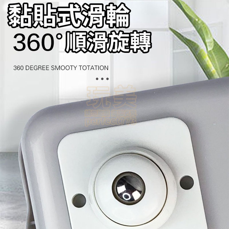 黏貼式萬向滑輪 黏貼滾輪 滾珠滑輪 收納箱輪子 收納箱底部滾輪 滑輪 萬向滾輪 不銹鋼鋼珠滑輪 玩美 77999-細節圖7