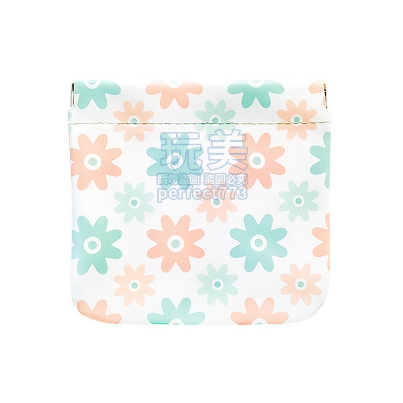 彈壓式錢包 PU皮包 小零錢包 彈片包 耳機袋 小物包 隨身收納包 磁吸開口 磁吸小零錢包 玩美 771174-規格圖8